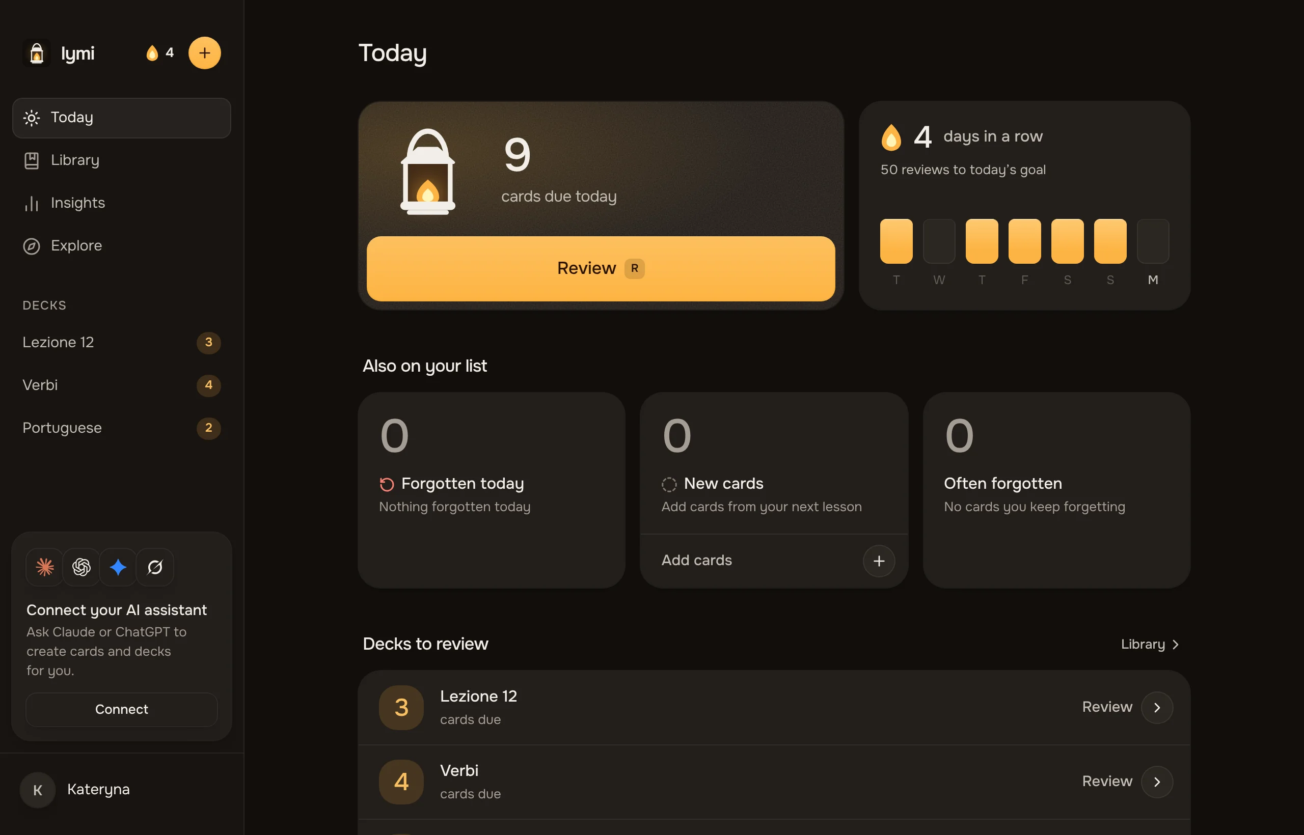 Today in dark mode, with the lantern’s light pooling on its panel and the plates sitting just above the page.